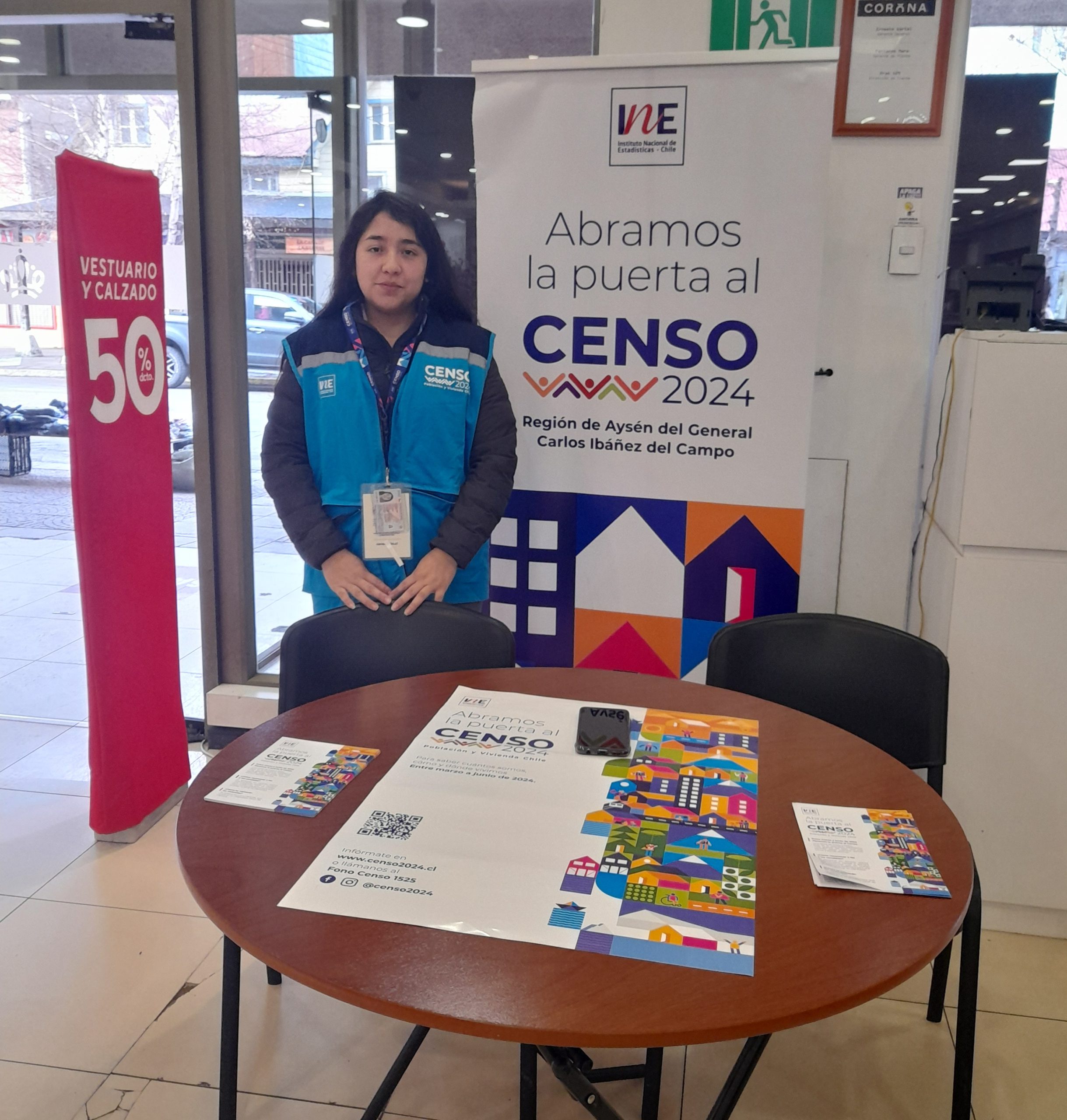 Stand tienda Corona, Coyhaique, región de Aysén